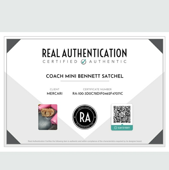 Coach mini bennet satchel - Picture 6 of 6